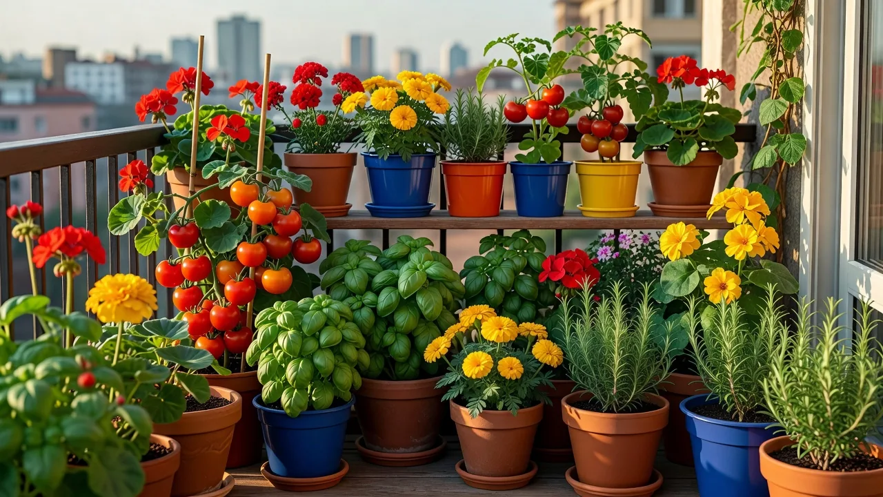 花の寄せ植え